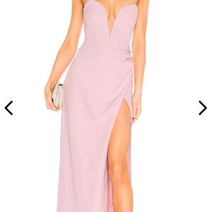 NBD Laurel Gown Pink Dress